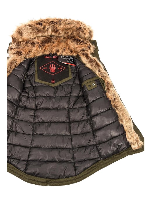 Navahoo Damen Winter Parka Daria – Klassiker, Warm & Mit Abnehmbarem Kunstfell - Image 2