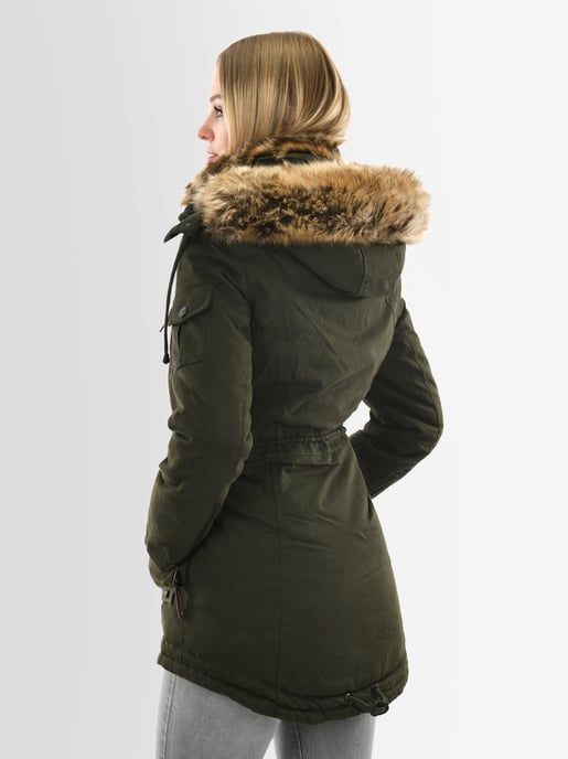 Navahoo Damen Winter Parka Daria – Klassiker, Warm & Mit Abnehmbarem Kunstfell - Image 5