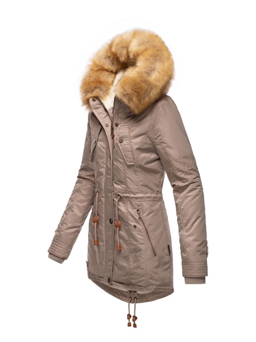 Navahoo Damen Winterjacke B399 – Warm, Wasserabweisend & Mit Abnehmbarem Kunstfellkragen - Image 3