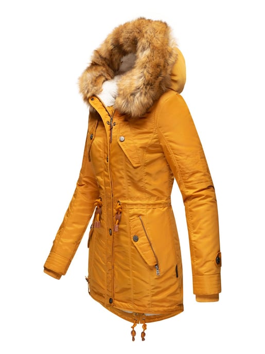 Navahoo Damen Winterjacke B399 – Warm, Wasserabweisend & Mit Abnehmbarem Kunstfellkragen - Image 3