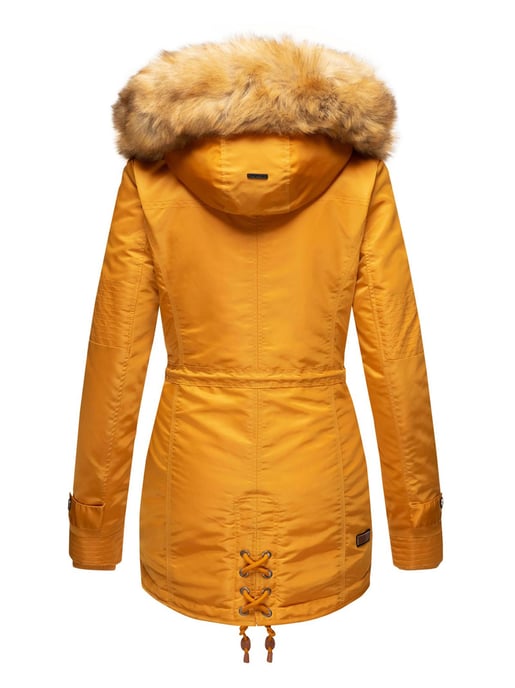 Navahoo Damen Winterjacke B399 – Warm, Wasserabweisend & Mit Abnehmbarem Kunstfellkragen - Image 4
