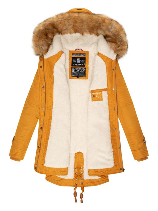 Navahoo Damen Winterjacke B399 – Warm, Wasserabweisend & Mit Abnehmbarem Kunstfellkragen - Image 5