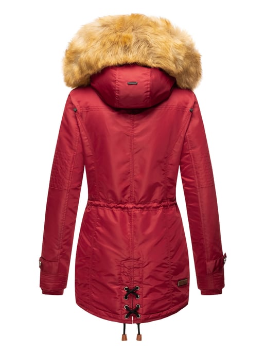 Navahoo Damen Winterjacke B399 – Warm, Wasserabweisend & Mit Abnehmbarem Kunstfellkragen - Image 3