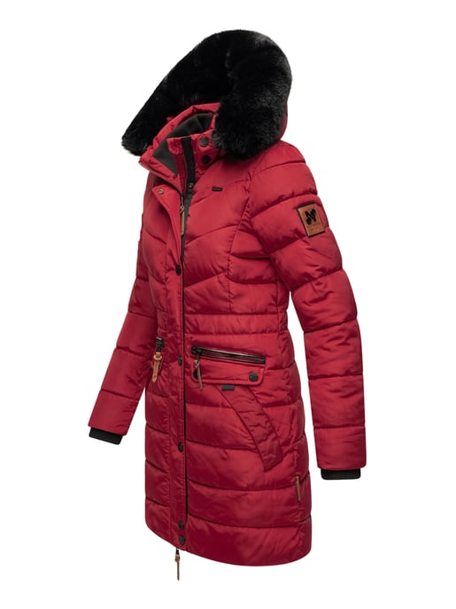 Navahoo Damen Winterjacke Paula – Extra Warm, Wasserabweisend & Mit Abnehmbarem Kunstfellkragen - Image 3