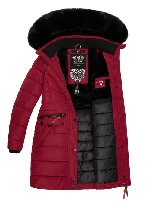 Navahoo Damen Winterjacke Paula – Extra Warm, Wasserabweisend & Mit Abnehmbarem Kunstfellkragen - Image 6