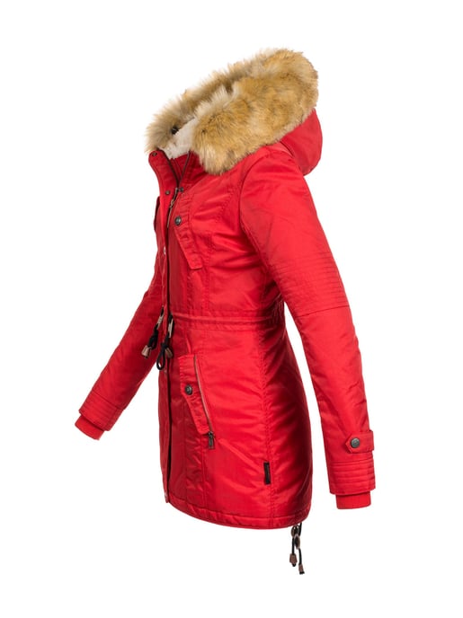 Navahoo Damen Winterjacke B399 – Warm, Wasserabweisend & Mit Abnehmbarem Kunstfellkragen - Image 2