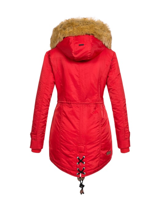 Navahoo Damen Winterjacke B399 – Warm, Wasserabweisend & Mit Abnehmbarem Kunstfellkragen - Image 3