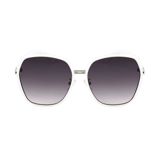 Gu7624 Weiße Quadratische Sonnenbrille - Image 2
