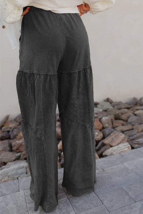 Patchwork-Weite Bein-Hose - Image 2