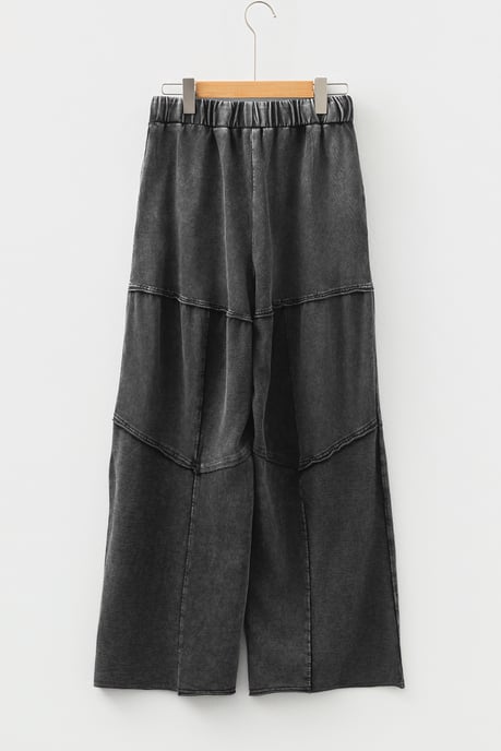 Patchwork-Weite Bein-Hose - Image 5
