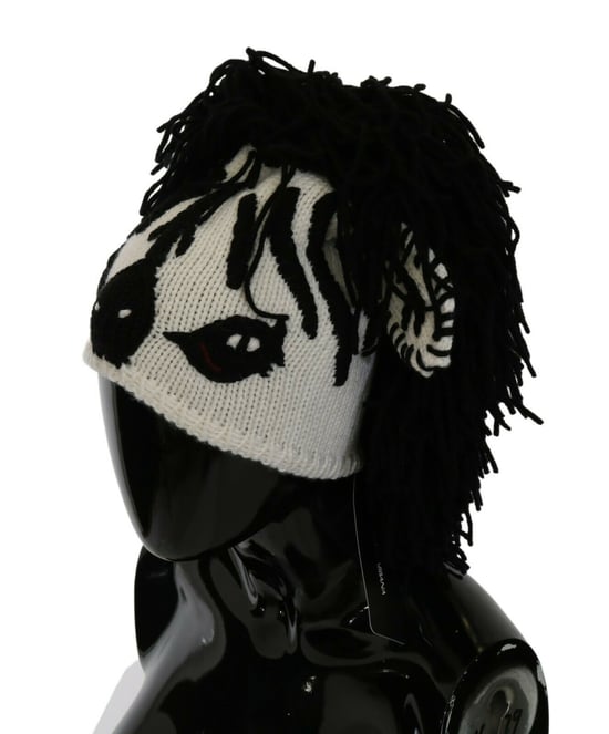 Dolce & Gabbana noir blanc tricot en cachemire design animal de conception de femmes - Image 2
