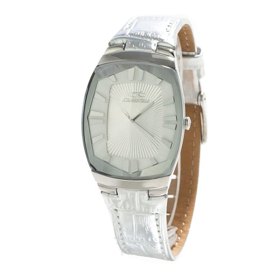 Chronotech Recheckige Silbergürtel-Uhr - Image 1