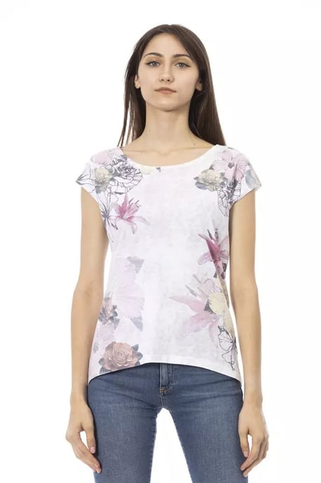 Blumenmuster T-Shirt im Freizeitstil - Image 1