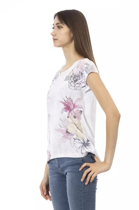 Blumenmuster T-Shirt im Freizeitstil - Image 3