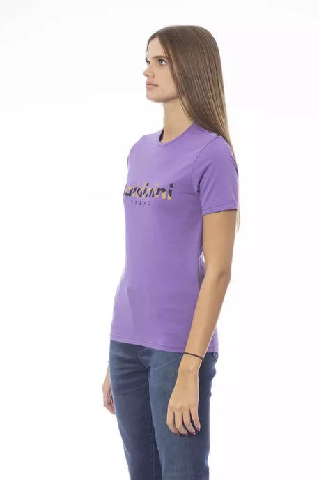 Lila Kurzarm-T-Shirt Ba23909 - Image 4