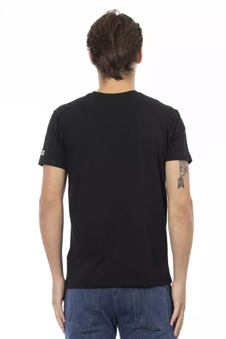 Skull Grafik V-Ausschnitt T-Shirt - Image 2