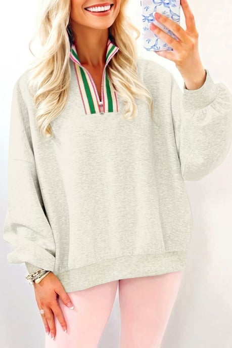 Kapuzensweatshirt mit Reißverschluss - Image 2