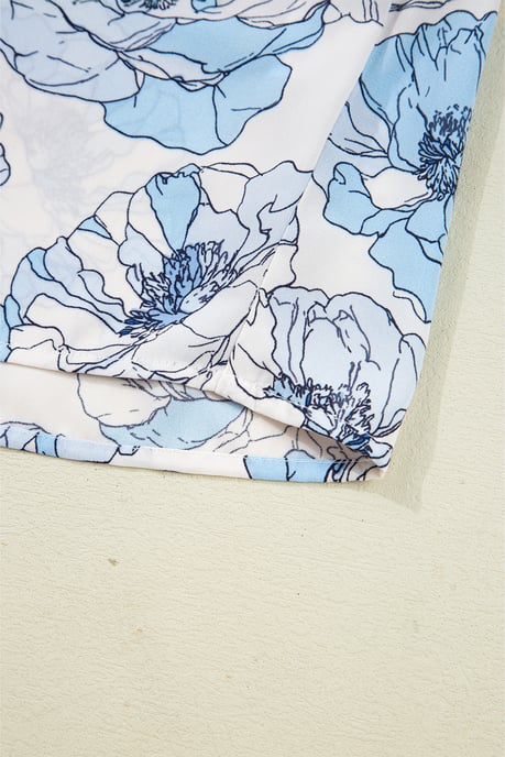 Blumenmuster-Gerafftes Top - Image 6