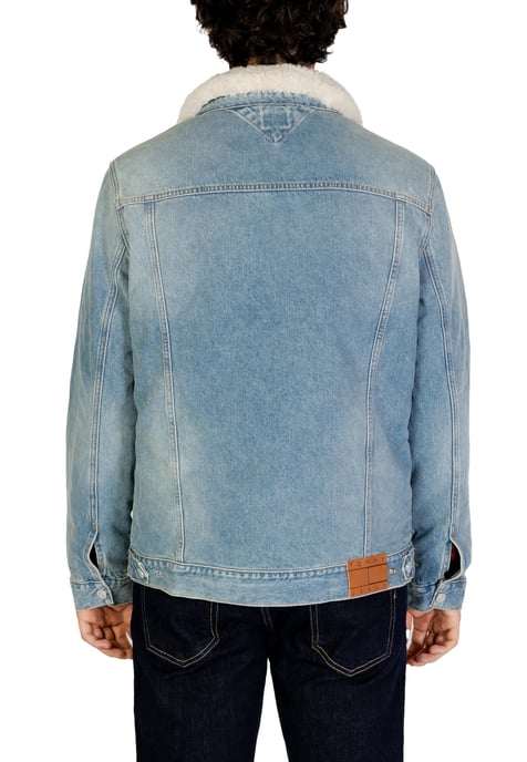 Denimjacke mit Sherpa-Kragen - Image 2