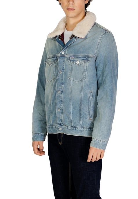 Denimjacke mit Sherpa-Kragen - Image 3
