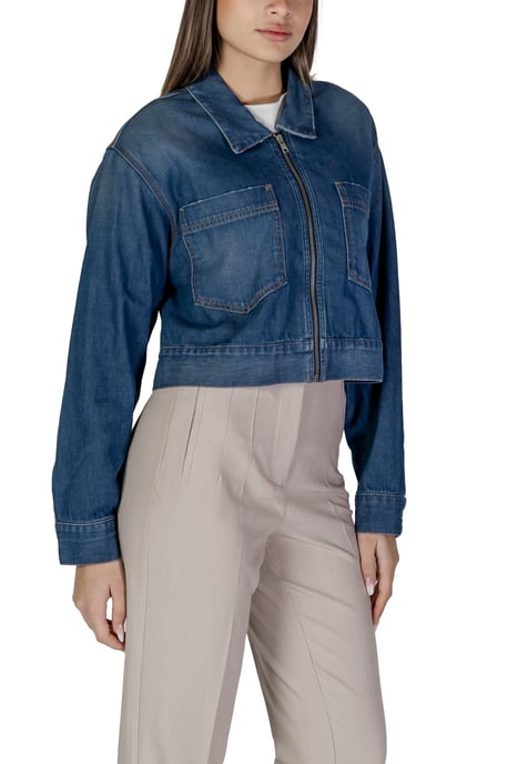 Jeansjacke im cropped Stil - Image 3