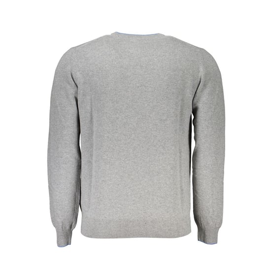Rundhals-Pullover mit langen Ärmeln in Grau - Image 2