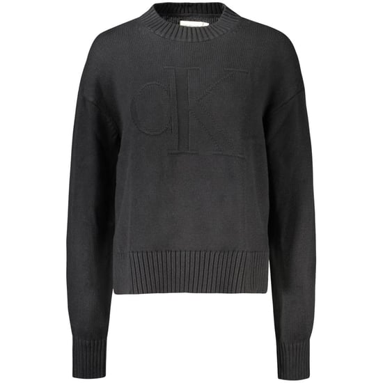 Rundhals-Pullover mit besticktem Logo - Image 1