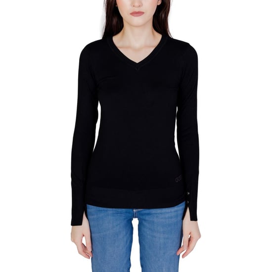 V-Ausschnitt Strickpullover mit langen Ärmeln - Image 1