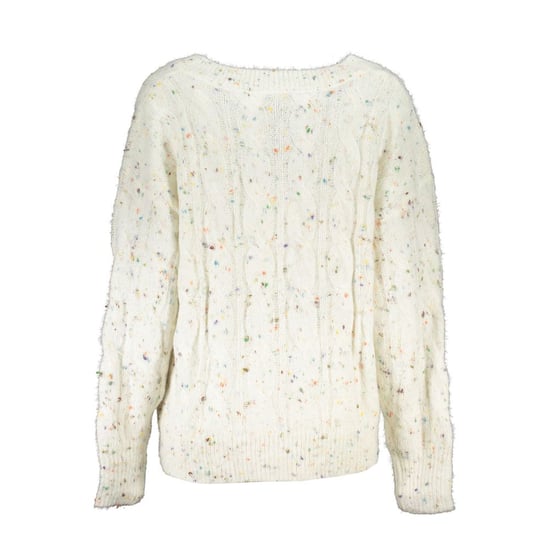 Gepunkteter Strick-V-Ausschnitt-Pullover - Image 2