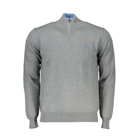 Halbzipper Strickpullover Grau - Image 1