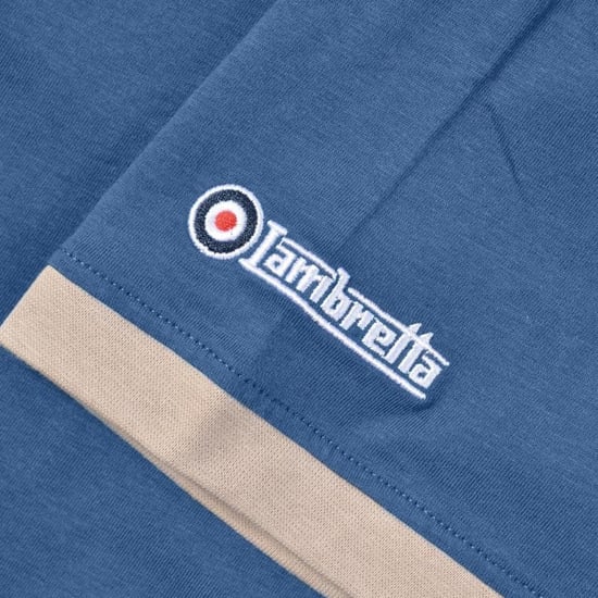 Lambretta - T-Shirt Ringer-Stil für Herren (Mondschein-Ozean) - Image 4