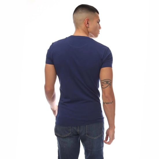 Emporio Armani - T-Shirt Rundhalsausschnitt für Herren (Blau) - Image 2