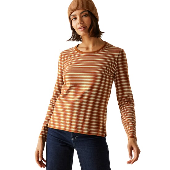 Regatta - "Federica" T-Shirt für Damen, Langärmlig (Glasierter Ingwer/Helles Vanillegelb) - Image 5