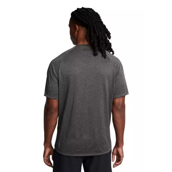 Under Armour - "Tech" T-Shirt für Herren kurzärmlig (Burgfelsengrau/Grau) - Image 4