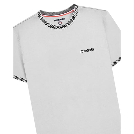 Lambretta - T-Shirt für Herren, Ringer-Stil (Weiß) - Image 3
