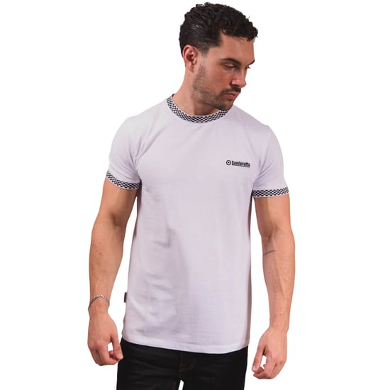 Lambretta - T-Shirt für Herren, Ringer-Stil (Weiß) - Image 4