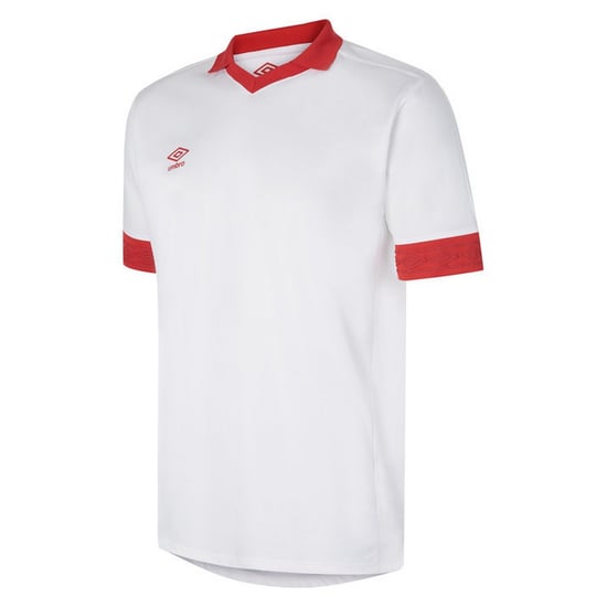 Umbro - "Tempest" Trikot für Kinder kurzärmlig (Weiß/Zinnoberrot) - Image 1