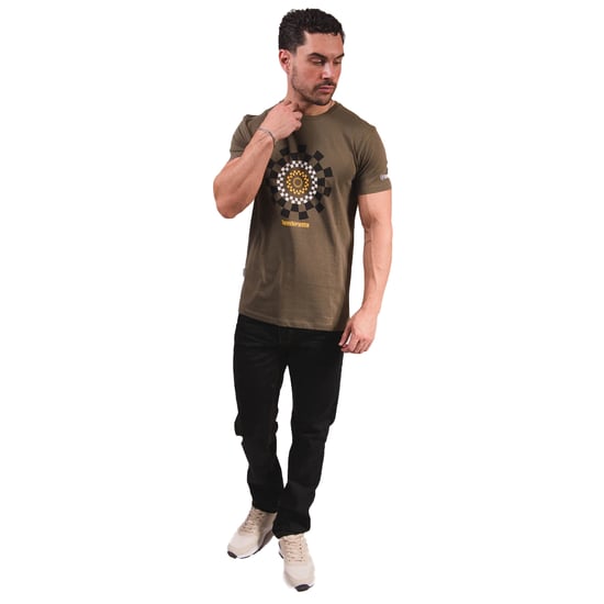 Lambretta - "AW25" T-Shirt für Herren (Khakigrün) - Image 4