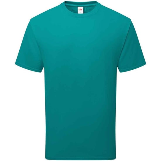 Fruit of the Loom Unisex-Erwachsene Baumwoll-T-Shirt (Meeresblau Grün) - Image 1