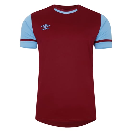 Umbro - "Cavelle" Trikot für Kinder (Weinrot/Himmelblau) - Image 1