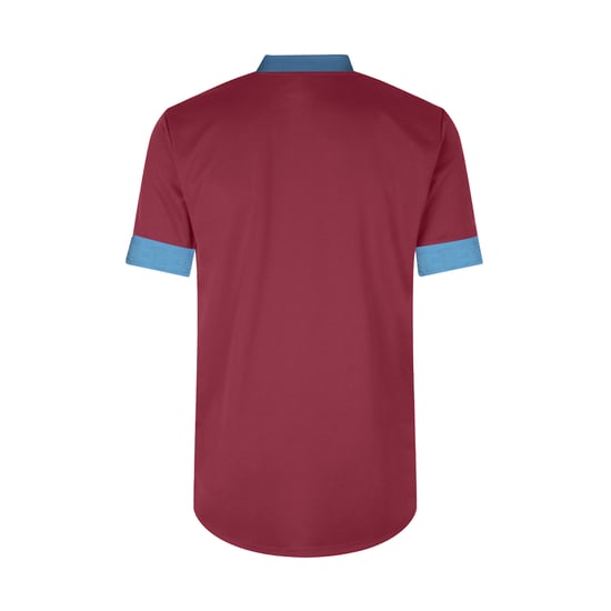 Umbro - "Tempest" Trikot für Kinder kurzärmlig (Weinrot/Himmelblau) - Image 2