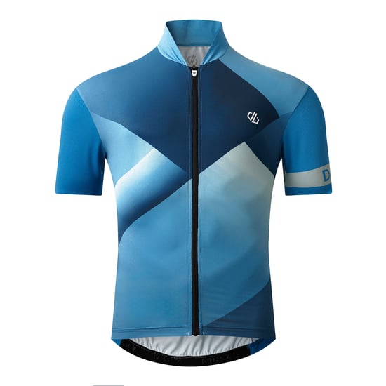 Dare 2B - "AEP Pedal II" Oberteil für Herren kurzärmlig (Blaustahl/Erbe blau) - Image 1