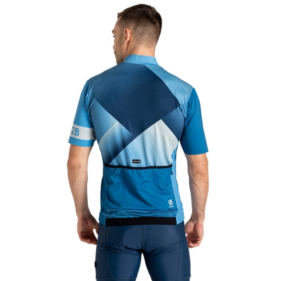 Dare 2B - "AEP Pedal II" Oberteil für Herren kurzärmlig (Blaustahl/Erbe blau) - Image 4