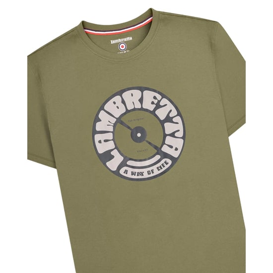 Lambretta - T-Shirt für Herren (Khaki) - Image 3