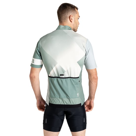 Dare 2B - "AEP Pedal II" Oberteil für Herren kurzärmlig (Heckengrün/Wassergrau) - Image 4