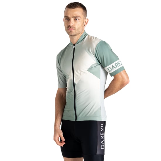 Dare 2B - "AEP Pedal II" Oberteil für Herren kurzärmlig (Heckengrün/Wassergrau) - Image 5