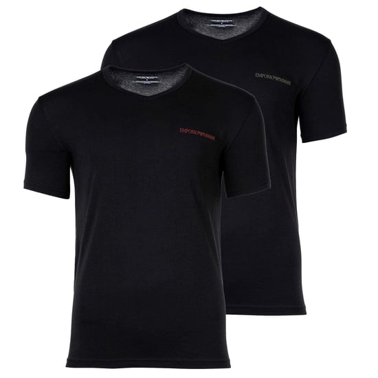Emporio Armani - T-Shirt für Herren(2er-Pack) (Schwarz) - Image 1