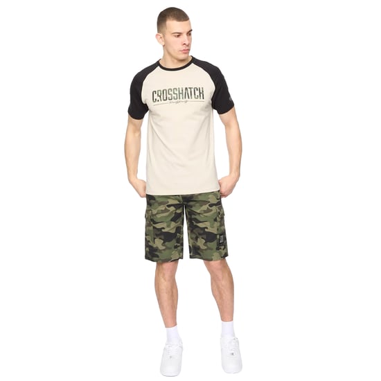 Crosshatch - "Camtort" Shorts für Herren (Olive Tarnung) - Image 3