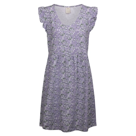 Trespass - "Gertha" Kleid für Damen (Grau/Hellrosa) - Image 1
