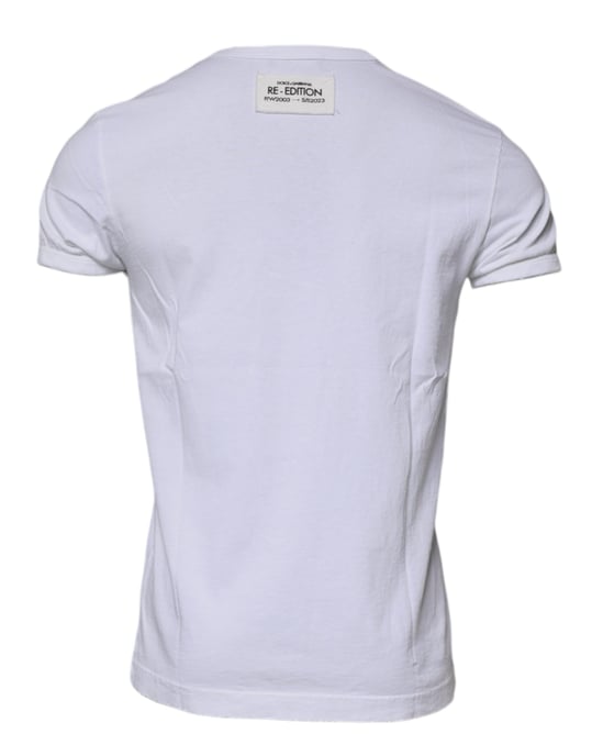 T-Shirt mit kurzer Ärmel und Rundhalsausschnitt und Patch-Details - Image 5